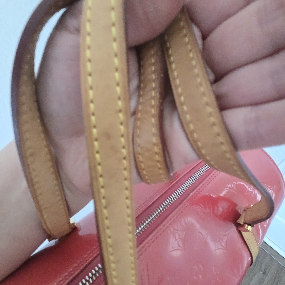 Louis Vuitton Red Vernis papillon bedford bag - Picture 16 of 17